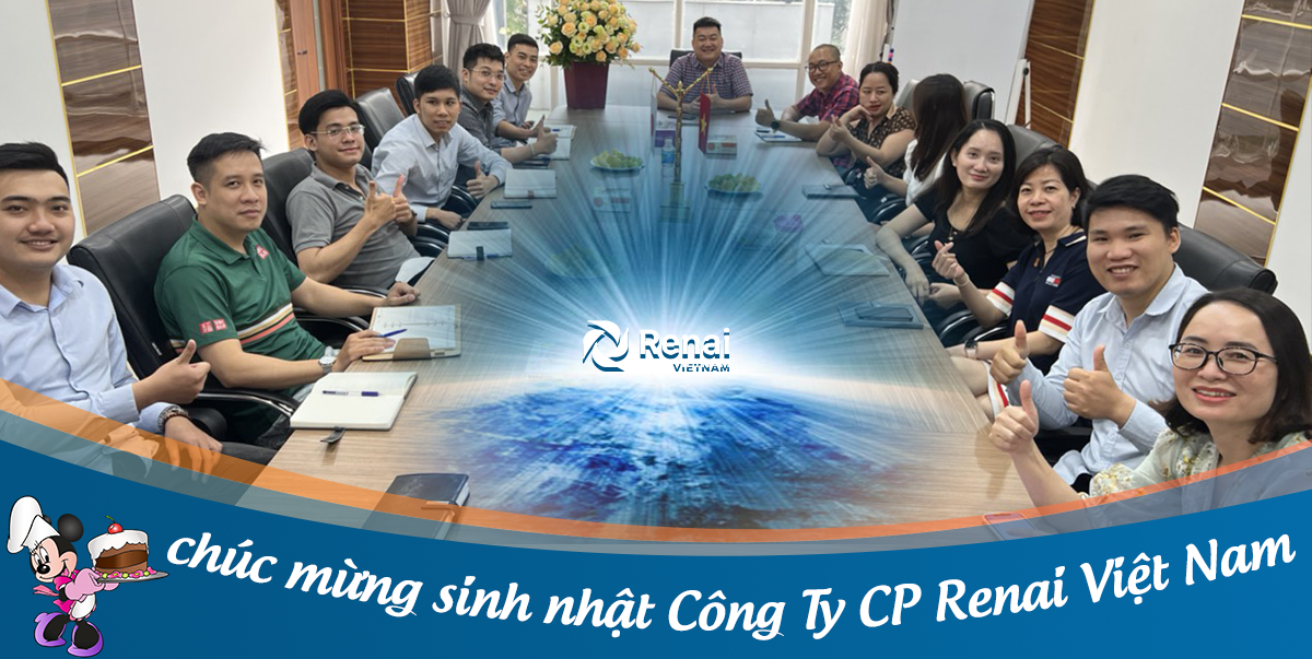 Hân hoan chúc mừng nhân ngày thành lập Công Ty Cổ phần Renai Việt Nam Hân hoan chúc mừng nhân ngày thành lập Công Ty Cổ phần Renai Việt Nam